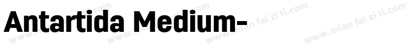 Antartida Medium字体转换